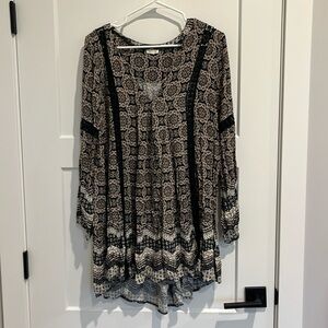 Lime Lush Boutique Black and White Dress